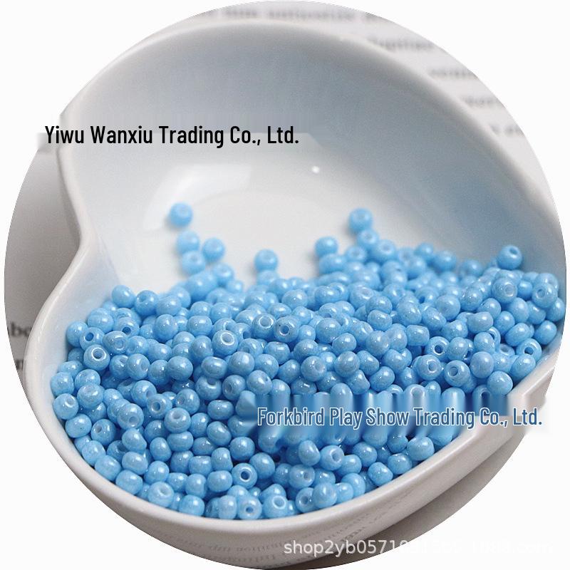 Стеклянные бусины-бисер однотонные 3 мм для изготовления украшений ручной работы и DIY-поделок