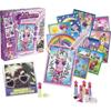 LANSAY Glitterizz Glow-in-the-Dark Glittery Llamas Coloring Set - Girl - Ages 5+