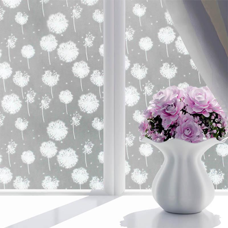 Для окна, спальни, оконная пленка, популярная матовая непрозрачная 45*100 см, стеклянные наклейки, стеклянный домашний декор, клей для конфиденциальности, 1 шт., высокое качество