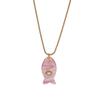 Bohemia Fish Pendant Necklace Jewelry Childishness Chain Choker Ocean Style Beach Choker  Summer