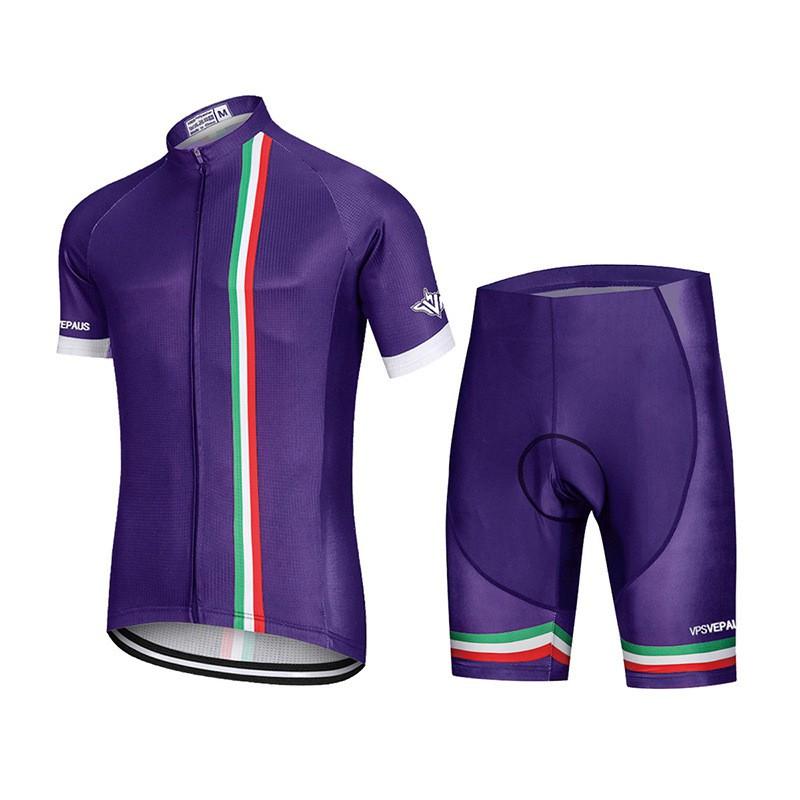 Mens Cycling Jersey Shorts Set Breathable Quick-Dry Bike Apparel Road Season