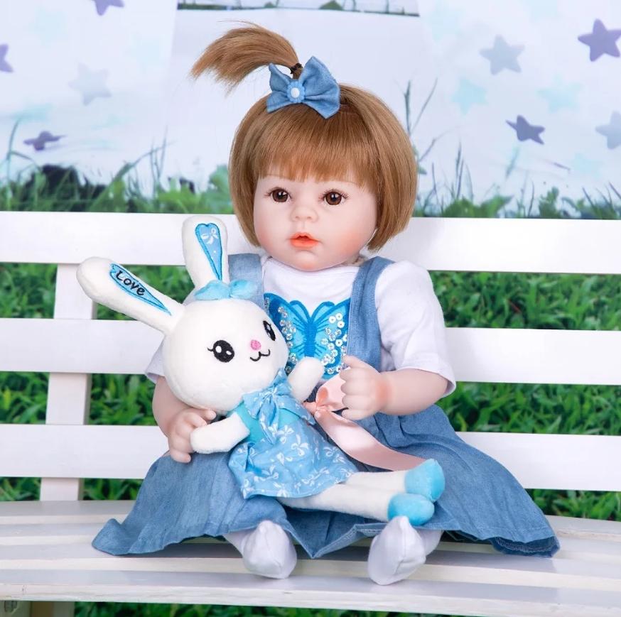 New Panda Cartoon Clothes Set Baby Clothes Girl and Boy Newborn 18 Inch Reborn Dolls Baby Clothes Girl Doll Accessories