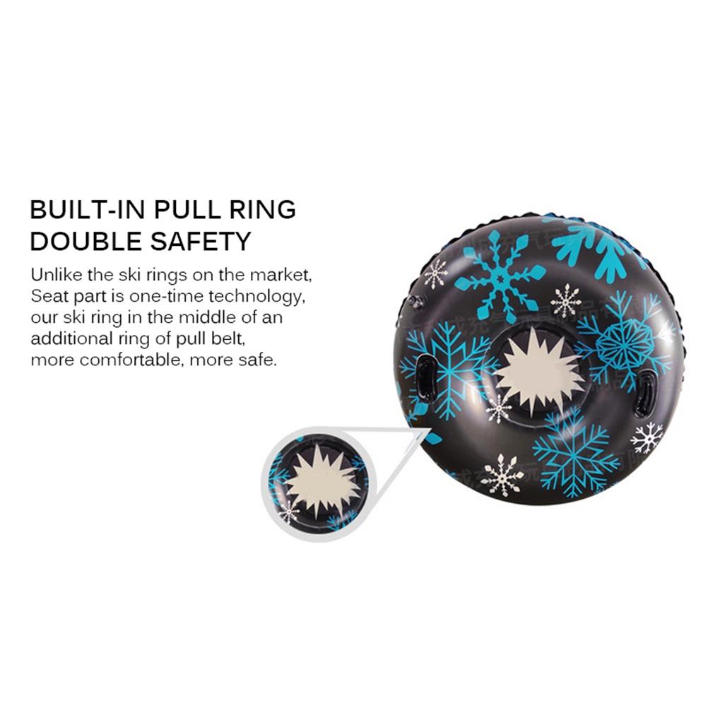 ПВХ Лыжный круг Надувной Плавающий Лыжный круг Детские Зимние Санки Тюбинг Лыжное Оборудование Подарок для Детей Лыжное Оборудование