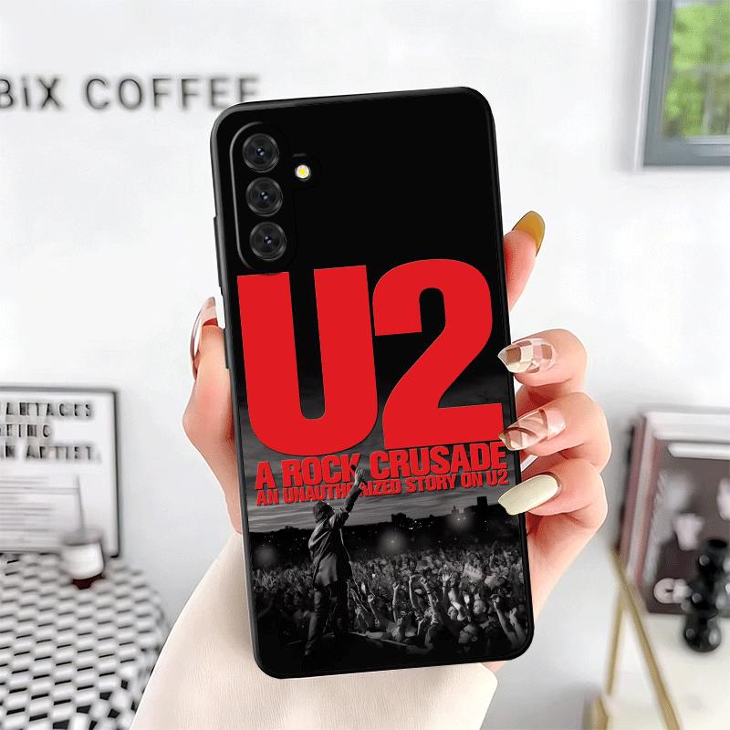 U-U2 Rock Band Soft Phone Case for Samsung A17 A37 A57 A16 A26 A36 A56 A15 A25 A35 A55 A14 A24 A34 A54 A13 A23 A33 A53 A52 A12