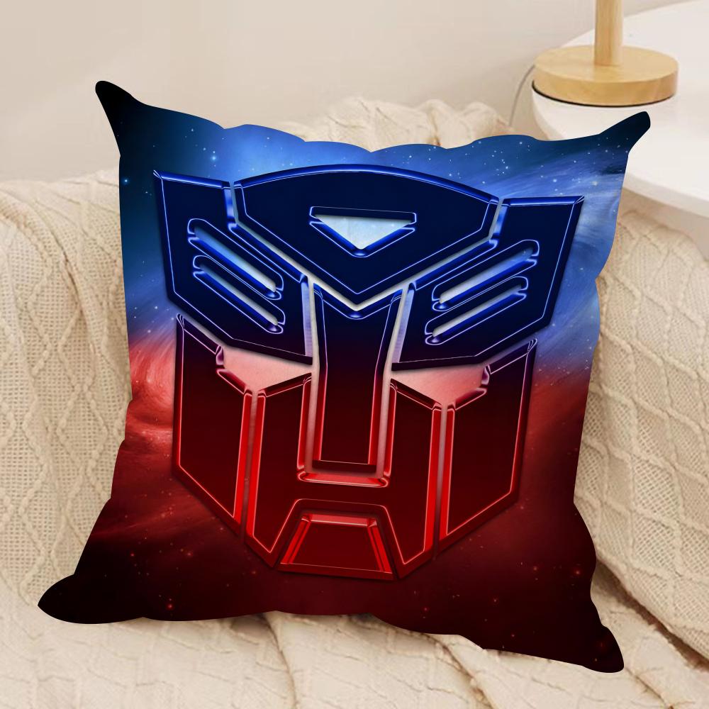 T-Transformers Movie Cushion Cover Pillowcase Ultra Soft Skin Friendly Fabric Cloud Like Comfort & Concealed Zipper