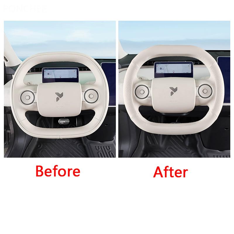 For NIO Firefly 2025-2026 Wing Mirror Cover Leather Cover Anti-slip and Moisture-wicking Automobile Modification Supplies
