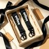 Брелок для ключей с вышивкой из нейлоновой ткани 'Аниме Мультфильмы Пять Звезд Разыскивается' Ключ Стальная Пружинная Клипса Ключ Ремешок Ключевые Бирки Аксессуар