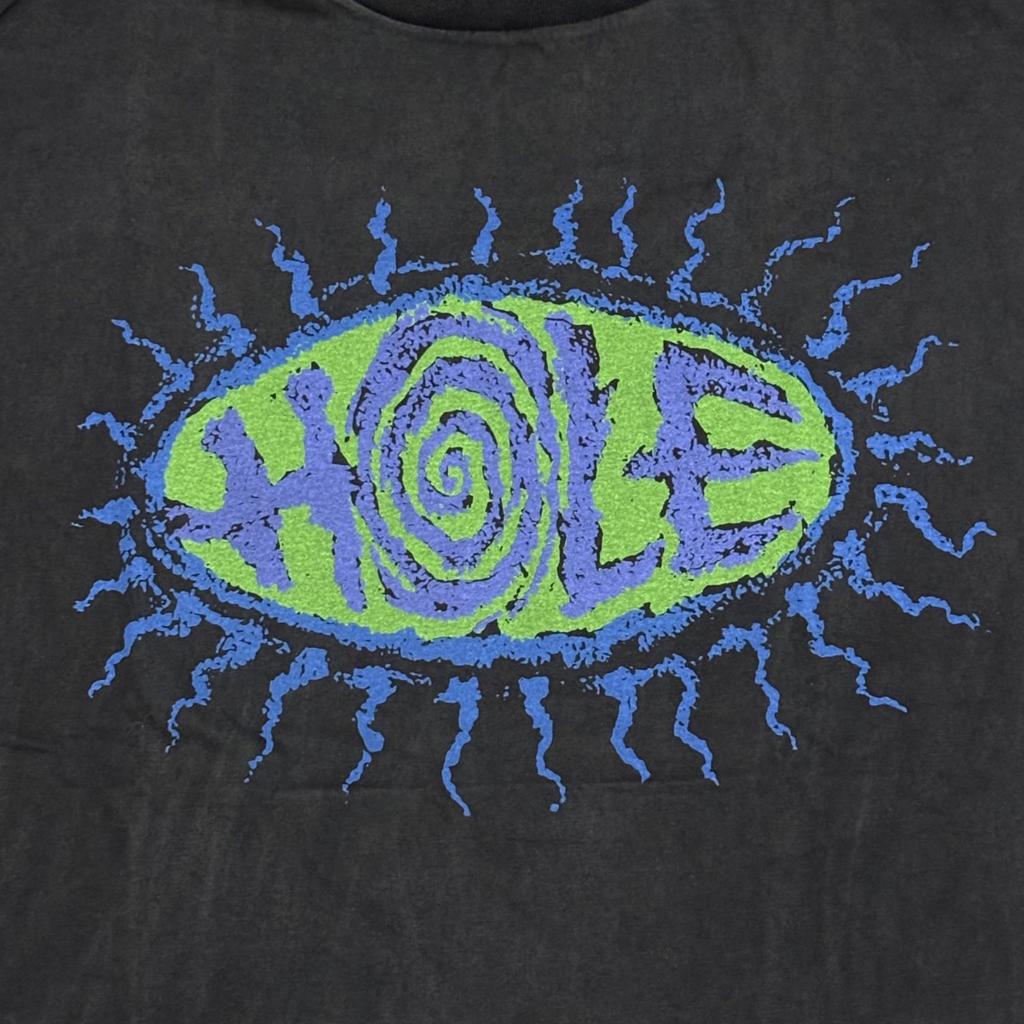 HOLE Винтажная LIVE THRU THIS 1995 ОДИН РАЗ ИСПОЛЬЗОВАТЬ И УНИЧТОЖИТЬ 90-е Группа L Футболка РЕПРИНТ