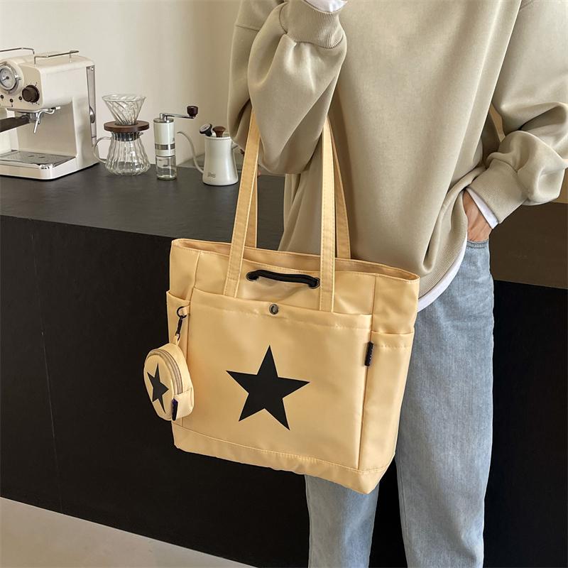 Звездная большая сумка, женская сумка, студенческая сумка на плечо, большая вместительная сумка для сообщений