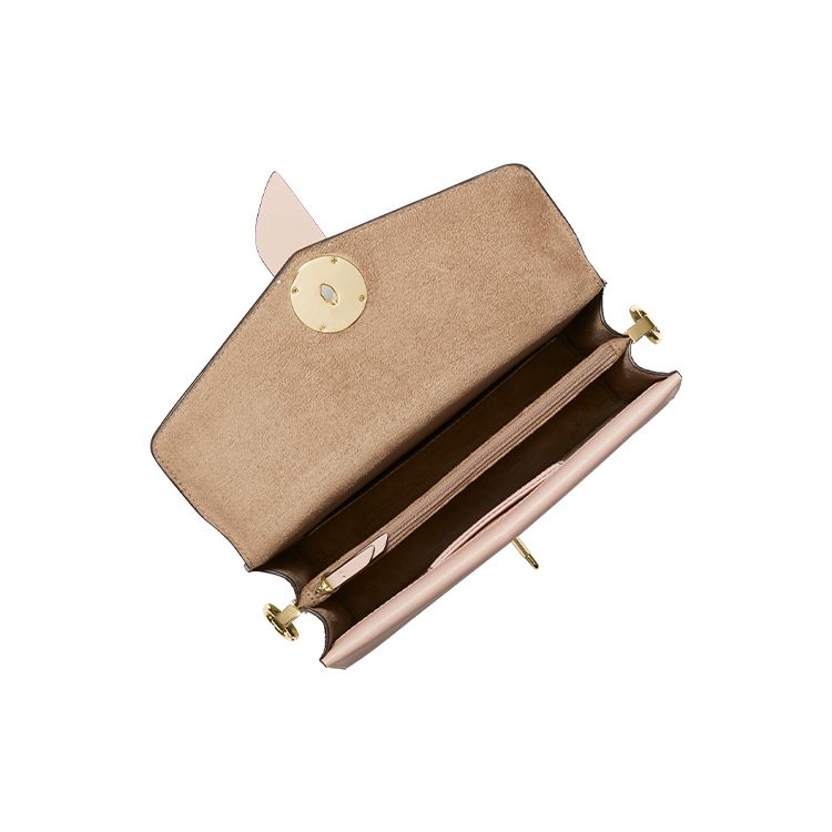 Michael Kors MK Greenwich Винтажный принт с логотипом Сумка через плечо Женская сумка через плечо Ванильно-белый Телесно-розовый 30H1GGRL6B-173