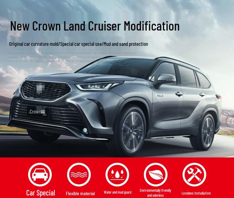 Toyota Crown Kluger 2021-2025 Брызговики для передних и задних колес