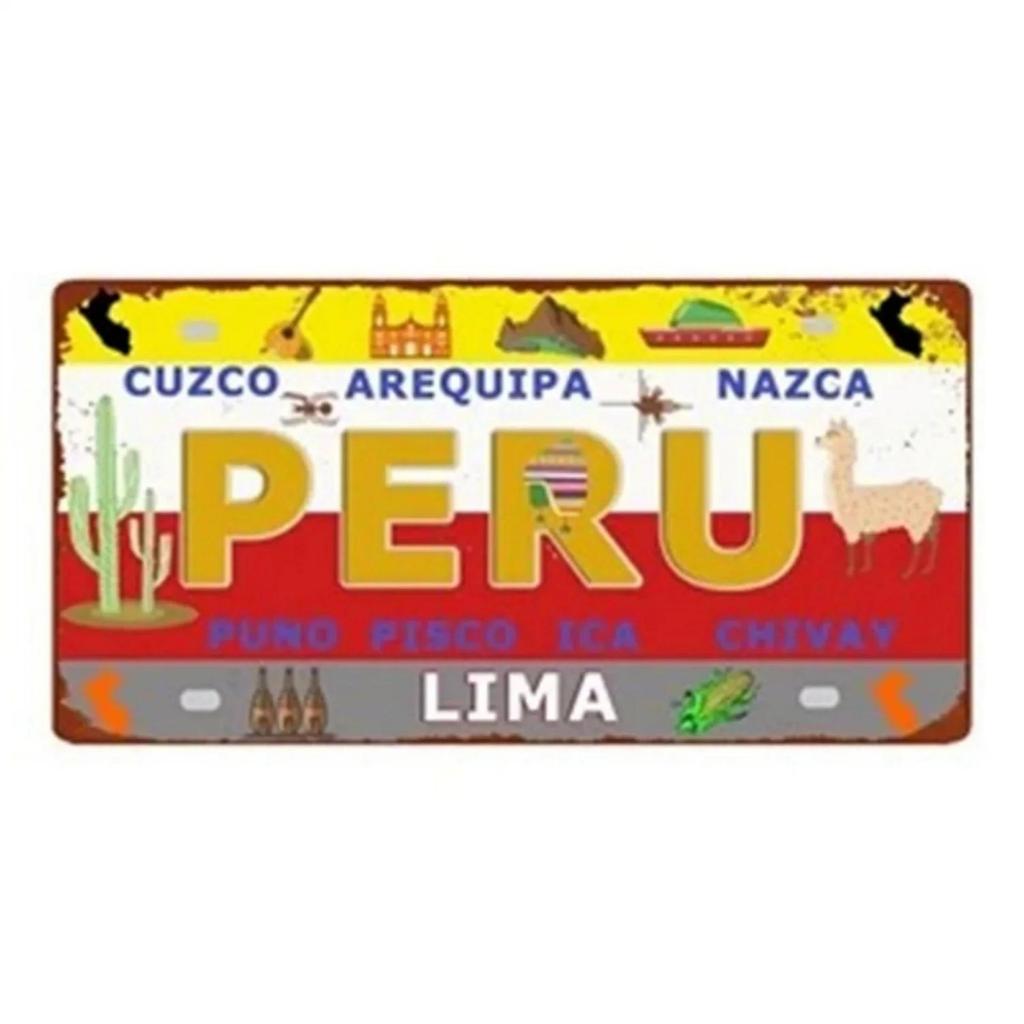 Chile Finland Iceland Flag Metal Signs Vintage Plaque Auto License Plate Embossed Tag Garage Bars Pubs Clubs Home Wall Decor