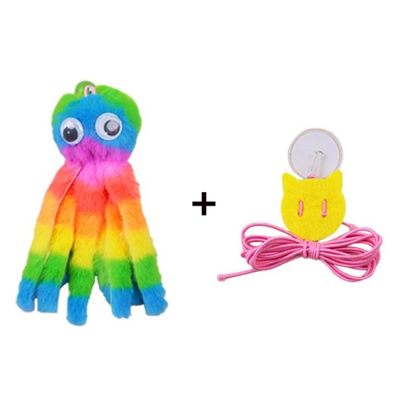 Подвесные игрушки для кошек, кусачие дразнилки для кошек с кошачьей мятой, саморазвлекающие игрушки для кошек, перьевые игрушки для кошек, домашние животные
