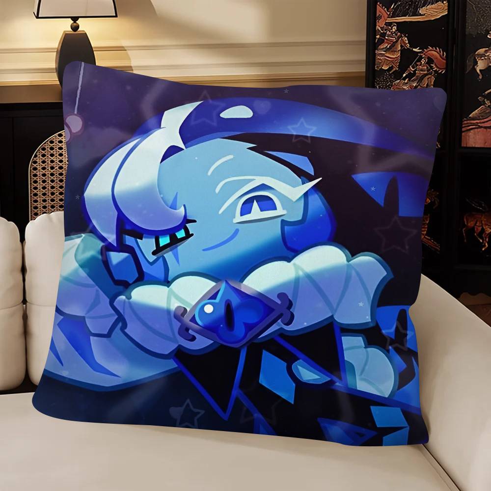 Shadow Milk Cookie Anime Pillow Case Fashion Square Pillowcase Bedroom Sofa Room Ins Decoration Leisure