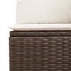 Vidaxl 10-Cz. Zestaw Mebli Ogrodowych Z Poduszkami, Brązowy Polirattan