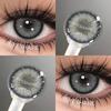 1pair Color Pupils for Eyes Brown Color Contact Lenes Green Eye Lenses Blue Eye Contacts High Quality Gray Soft Lenses