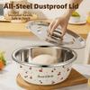 Nesting Salad Bowl Set Stainless Steel Lard Strainer Grease Container  Kitchen Cooking