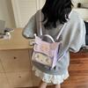 Sweet girl cute backpack women's new high-value cartoon schoolbag going out travel backpack