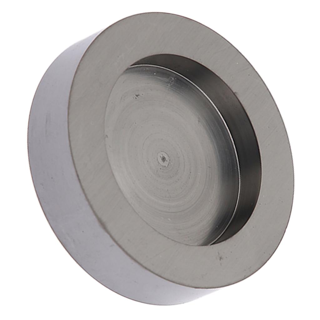 Jewelry Metal Refining Mold Disk Strong Stability Heat Resistant Graphite Crucible for Melting