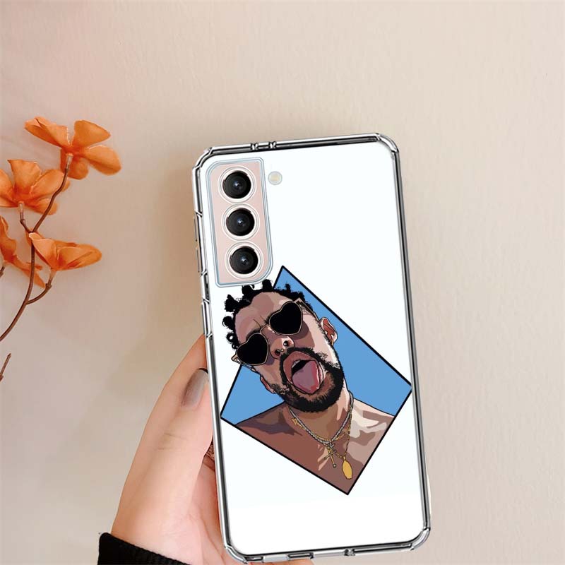 B-Bad B-Bunny Phone Case For Samsung S24 S25Edge Galaxy S22 S25 Ultra S21 S23 FE S20 S10 Plus S10E Cover Shell Coque Clear Silic