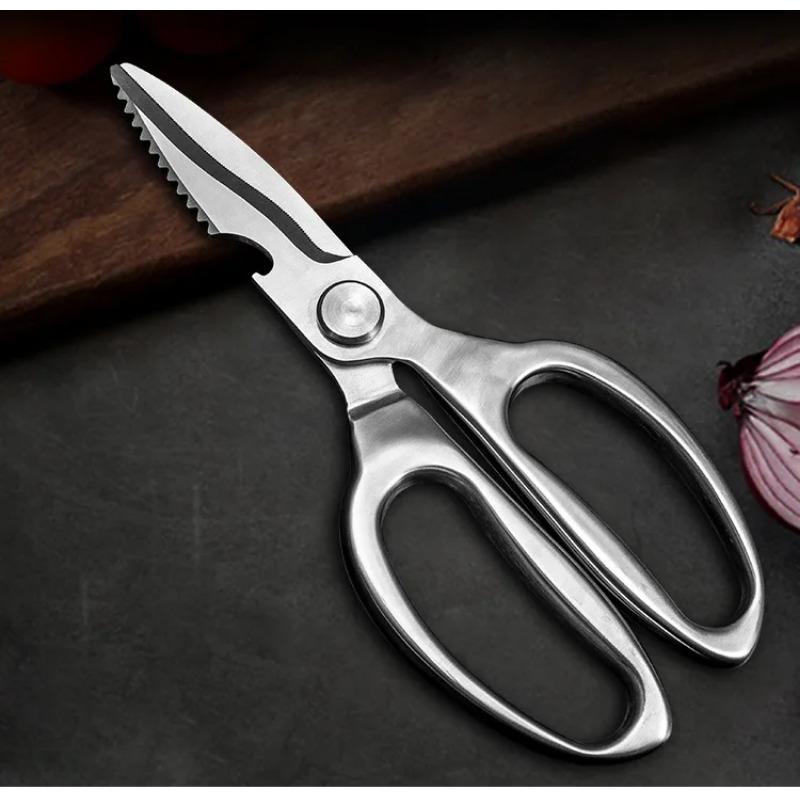 Многофункциональные ножницы из нержавеющей стали для резки мяса и овощей, многофункциональные ножницы для куриных костей, открывалка для консервных банок, аксессуары для бара, кухонные ножницы
