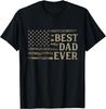 Camo Best Dad Ever Camourflage USA Flag Fathers Day Tee Gift Unisex T-Shirt