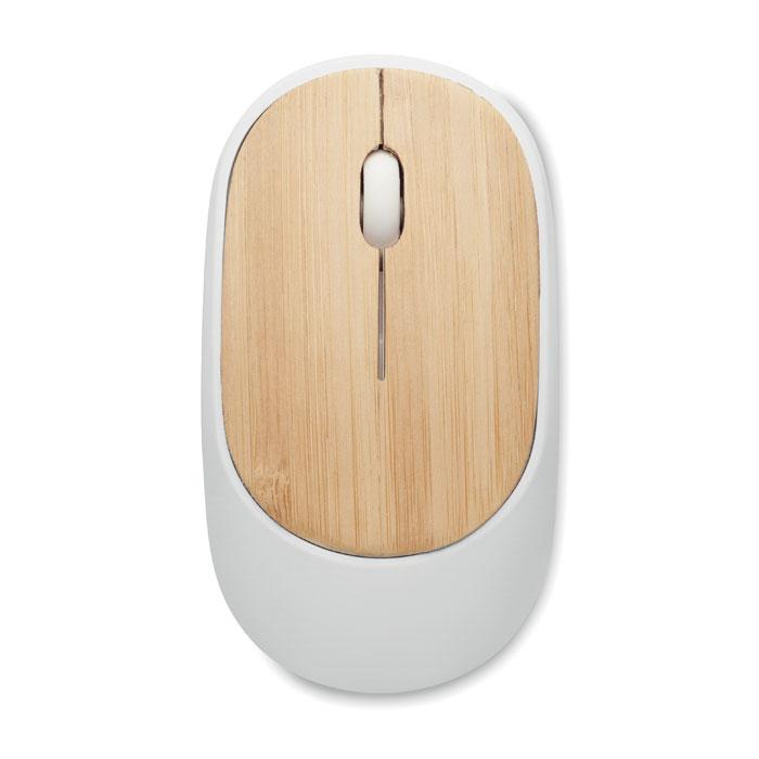 MidOcean Curvy Bam Bamboo Wireless Mouse