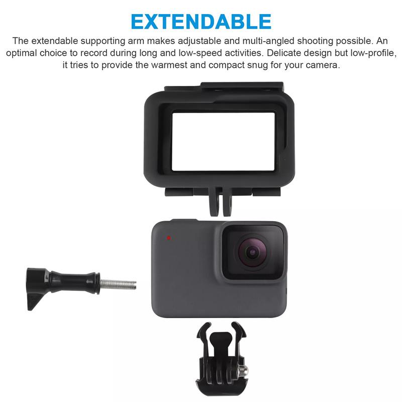 Защитный чехол-рамка для экшн-камеры Gopro Hero 7 6 5 Black Border Cover Camcorder Housing Mount Camera Accessories