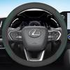 MVTT4 Car Steering Wheel Cover for Lexus RX 400h 450h TX350 LX600 RX400h RX350 RX350h LS400 UX250h NX ES 300h 350 CT200h Accessories