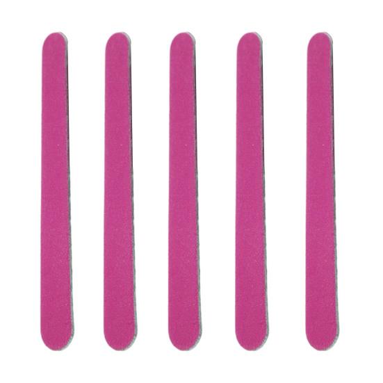 20/100Pcs 100/180 Grit Wooden Nail Files Compact Portable Multipurpose DIY Disposable Nail Files Manicure Tool Set