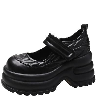 Модные туфли Лолиты для женщин Мэри Джейн 2024 года, новые винтажные туфли для девочек и студентов JK Uniform, туфли на платформе и высоком каблуке для косплея, черные женские туфли