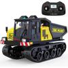 T14R 1/50 RTR 3 км/ч Радиоуправляемый Гусеничный Самосвал Гусеничный Самосвал Готовая Модель Строительной Техники Игрушки со Светом и Звуком