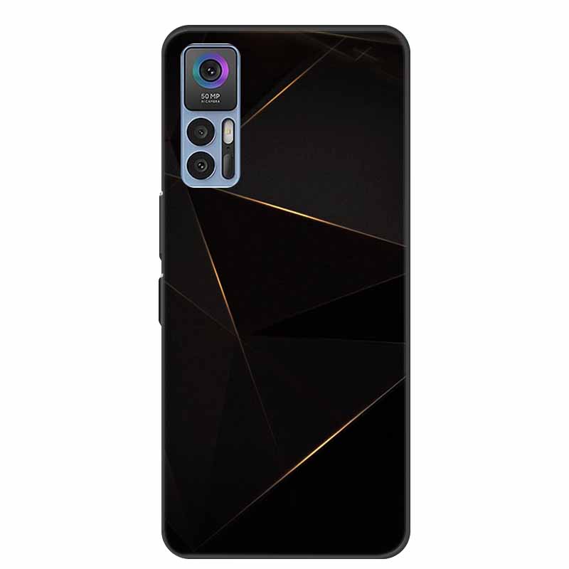 Для TCL 30 Plus Чехол Роскошный Мягкий Силиконовый Задний Чехол Чехол для Телефона для TCL 30 SE Чехол TCL 30 5G для TCL 30+ Защитный Чехол T676J Fundas