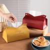 Nordic Leather Tissue Box: Creative High-End Minimalist Design for Living Room or Car Use
