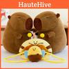 Animal Capybara Plush Toy Cushion With Bee Backpack For Kids Bedroom Decor