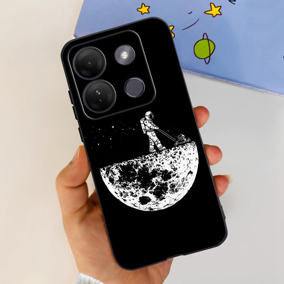 Для Infinix Smart 7 HD Чехол Smart 7HD X6516 2023 Элегантная Печать Мягкий Силикон ТПУ Тонкий Задняя Крышка Телефона