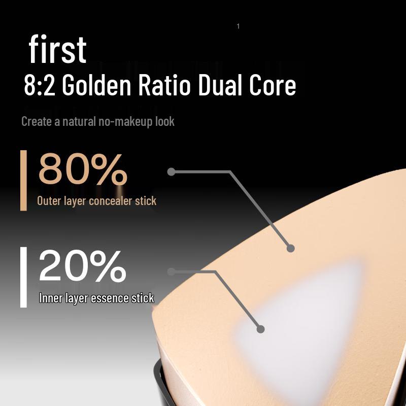 Li Ran Men's Dual-Color Concealer & Tone-Up Stick