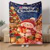 1Pc Christmas Joy Love Blanket Soft And Comfortable Casual Warm Camping Travel Christmas Halloween Gift M921381