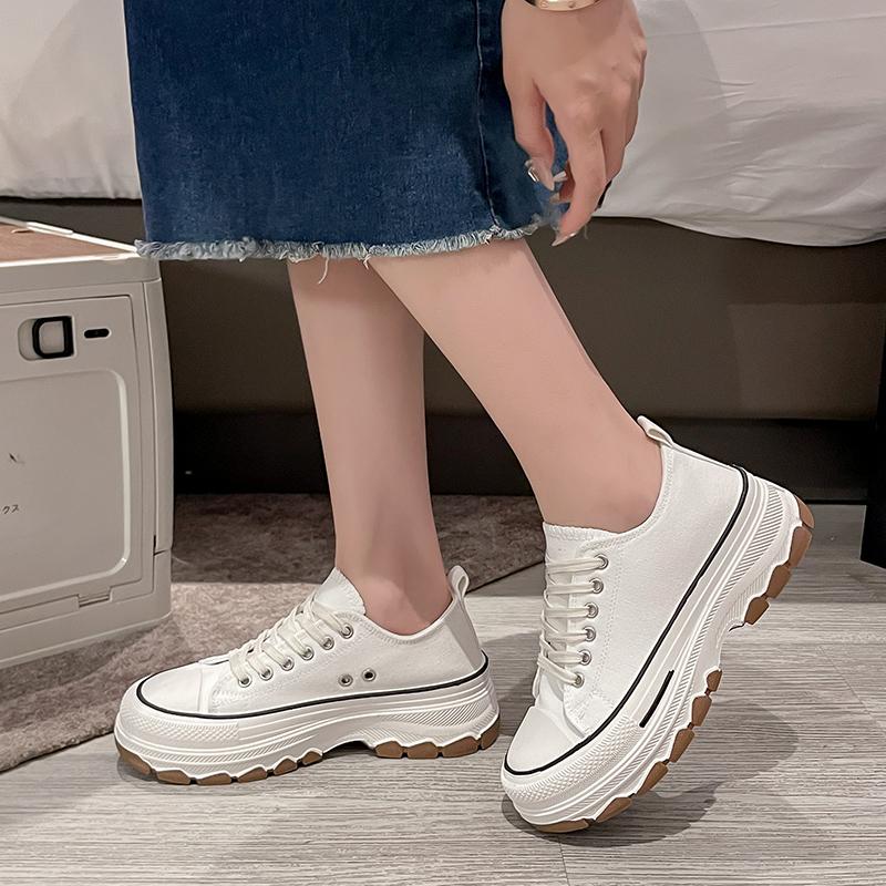 Женская модная спортивная обувь, новые женские элегантные дышащие туфли на шнуровке на платформе, повседневные вулканизированные дизайнерские кроссовки для женщин