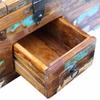  Coffee Table-box Made of Reclaimed Wood 80x40x35 Cm