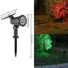 1/2/3/4Pcs Solar Powered 9LED Lamp Adjustable Solar Spotlight In-Ground IP65 Waterproof Landscape Wall Light Outdoor Lighting