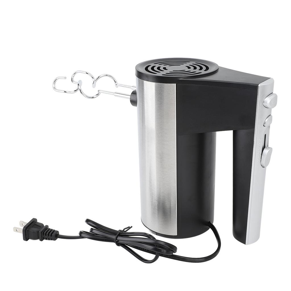 Hand Mixer 500W 5 Speed Turbine Boost Stainless Steel Kitchen Electric Handheld Food Beater for Whip