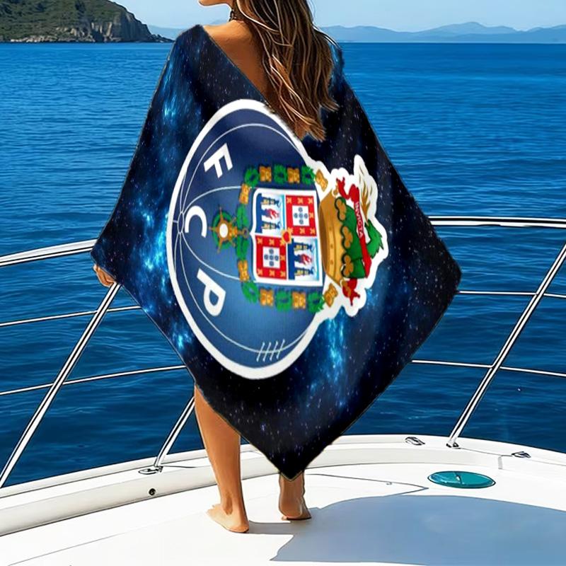 Fc Space Emblem Printed Beach Towel, Super Soft Microfiber, Perfect Gift Birthday, for Pool, Beach, Travel, for family and friends