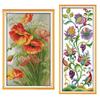 Flower Embroidery Kit 14ct Counted Cross Stitch Kit With Floral Patterns Art Painting For Beginners