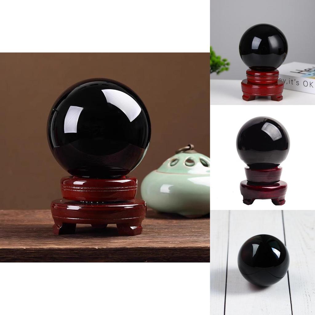Clear Water Crystal Sphere With Stand For Gifts And Home Decor