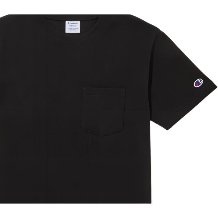 Champion SS24 T Shirt Unisex Black CKTS4E901BK