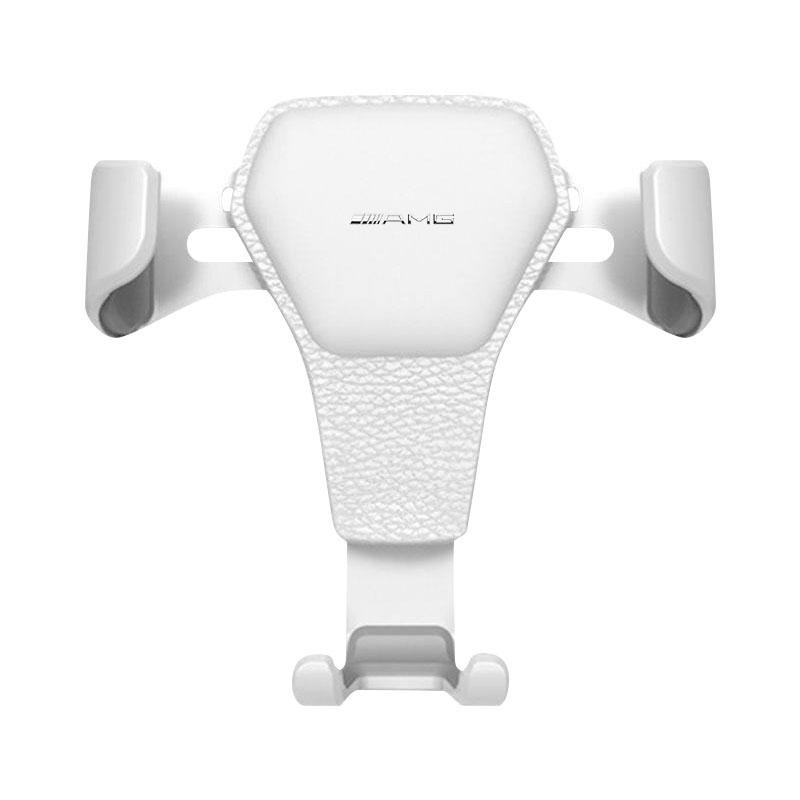 Car Phone Holder Air Vent G-Sensor Smartphone GPS Stand For Mercedes Benz AMG W212 W205 W246 W177 W176 W213 GLC GLE GLS ML Welcome Laser Lamp