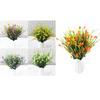 25 Heads/bouquet Mini Artificial Calla with Leaf Fake Lily Aquatic Plants Home Decoration Flower