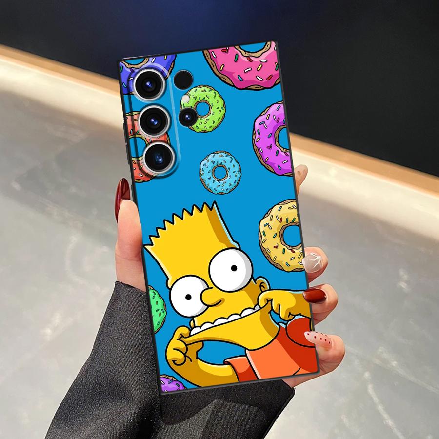 Чехол для телефона S-simpsons Donut для Samsung Galaxy S25 Ultra S24 Plus S20 S22 S9 S21 S23 FE