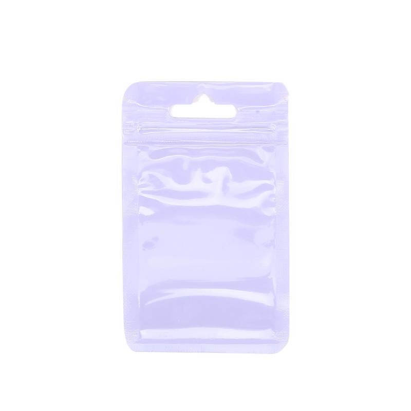 100pcs Macaroon Candy Colors Jewelry Bags For Necklace Earrings Ring Hair Clip Travel Plastic Jewelry Package Storage Bag